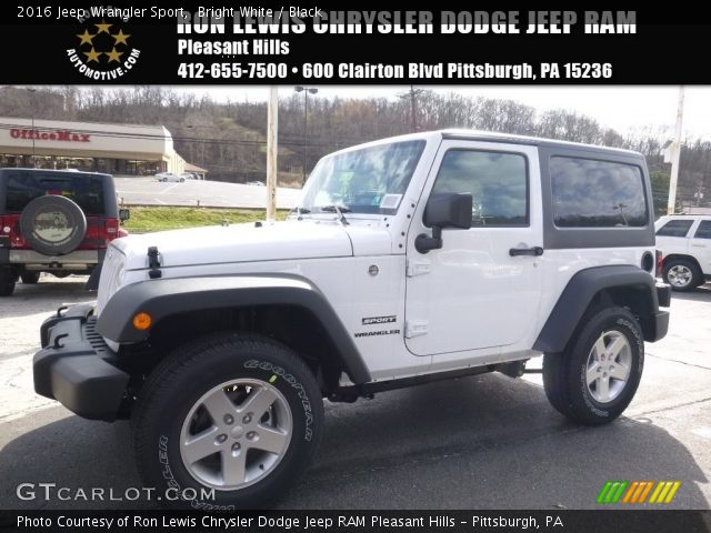 2016 Jeep Wrangler Sport in Bright White