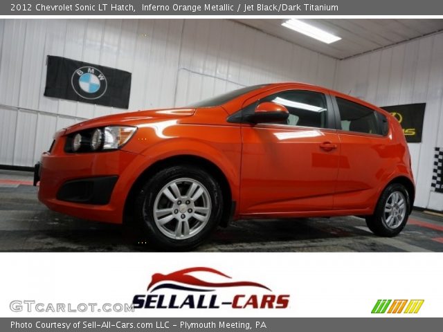 2012 Chevrolet Sonic LT Hatch in Inferno Orange Metallic