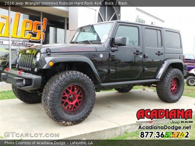 2016 Jeep Wrangler Unlimited Rubicon Hard Rock 4x4 in Black