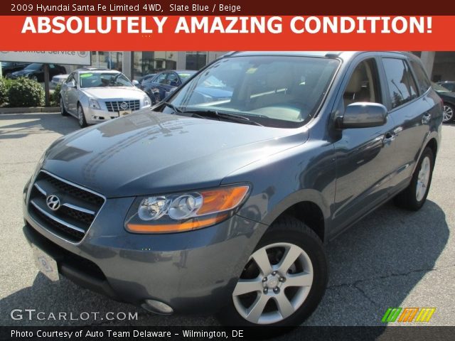 2009 Hyundai Santa Fe Limited 4WD in Slate Blue
