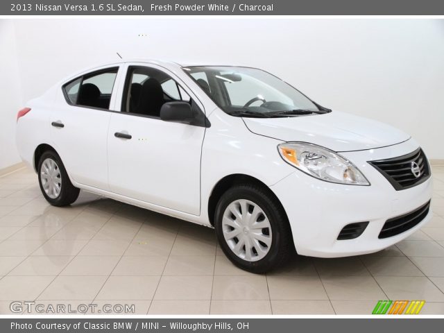 2013 Nissan Versa 1.6 SL Sedan in Fresh Powder White