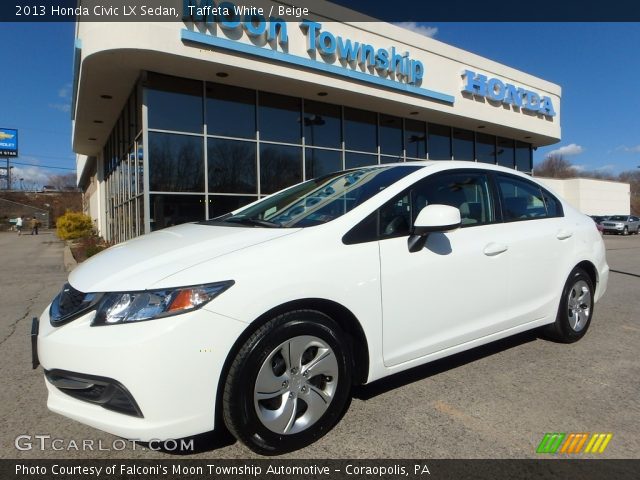 2013 Honda Civic LX Sedan in Taffeta White