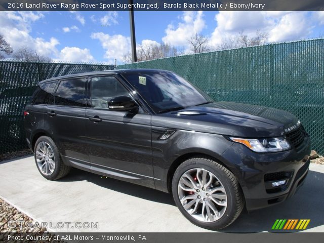 2016 Land Rover Range Rover Sport Supercharged in Barolo Black Metallic