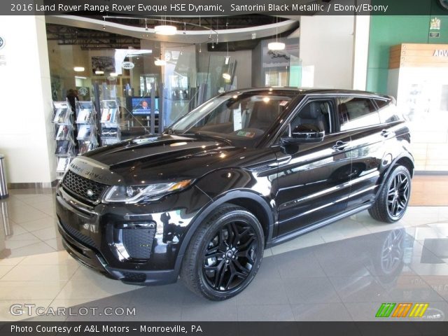 2016 Land Rover Range Rover Evoque HSE Dynamic in Santorini Black Metalllic