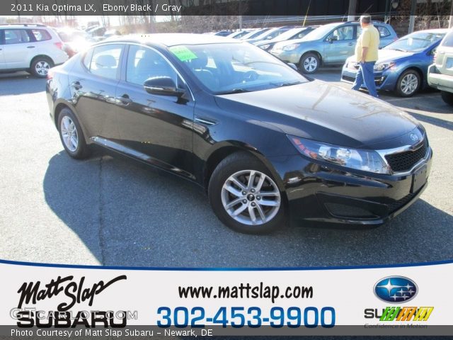 2011 Kia Optima LX in Ebony Black