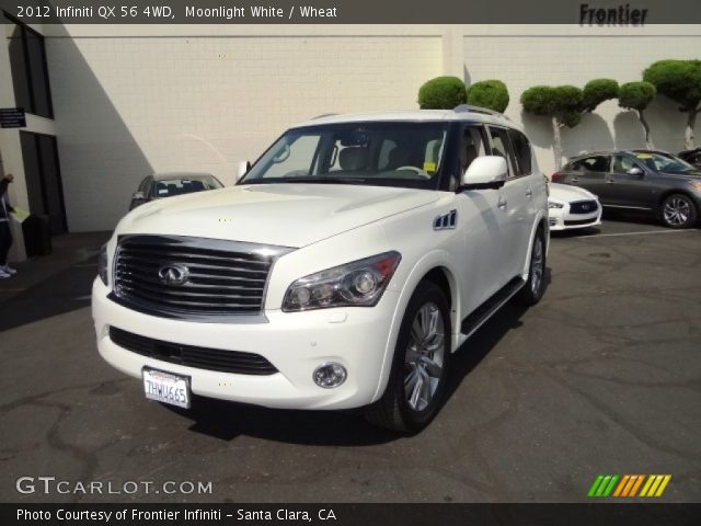 2012 Infiniti QX 56 4WD in Moonlight White