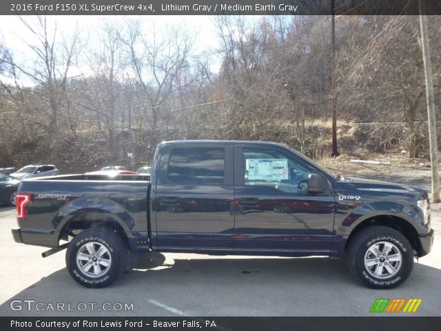 2016 Ford F150 XL SuperCrew 4x4 in Lithium Gray