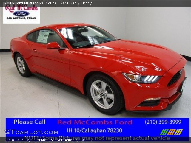 2016 Ford Mustang V6 Coupe in Race Red