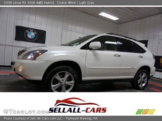 2008 Lexus RX 400h AWD Hybrid in Crystal White