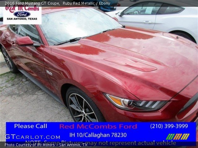 2016 Ford Mustang GT Coupe in Ruby Red Metallic