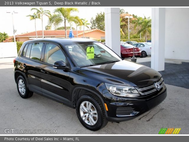 2013 Volkswagen Tiguan S in Deep Black Metallic