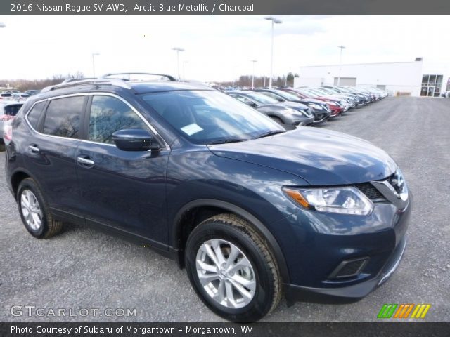 2016 Nissan Rogue SV AWD in Arctic Blue Metallic