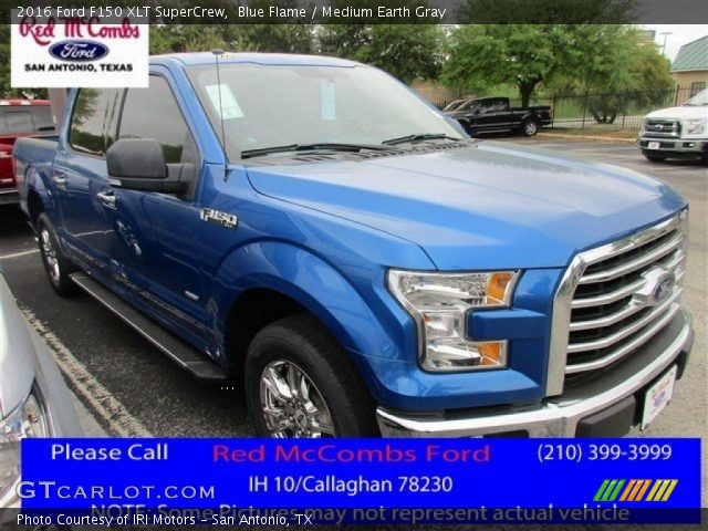 2016 Ford F150 XLT SuperCrew in Blue Flame