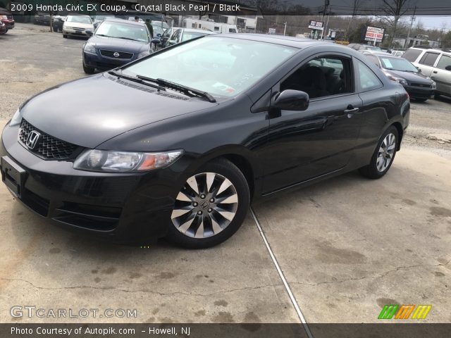 2009 Honda Civic EX Coupe in Crystal Black Pearl