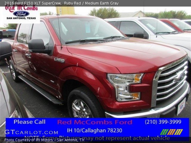 2016 Ford F150 XLT SuperCrew in Ruby Red