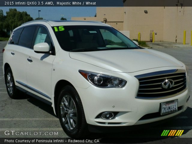 2015 Infiniti QX60 3.5 AWD in Majestic White