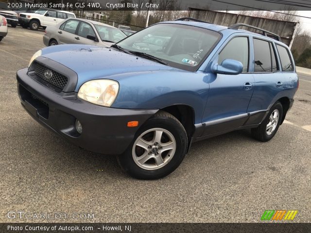 2003 Hyundai Santa Fe GLS 4WD in Crystal Blue