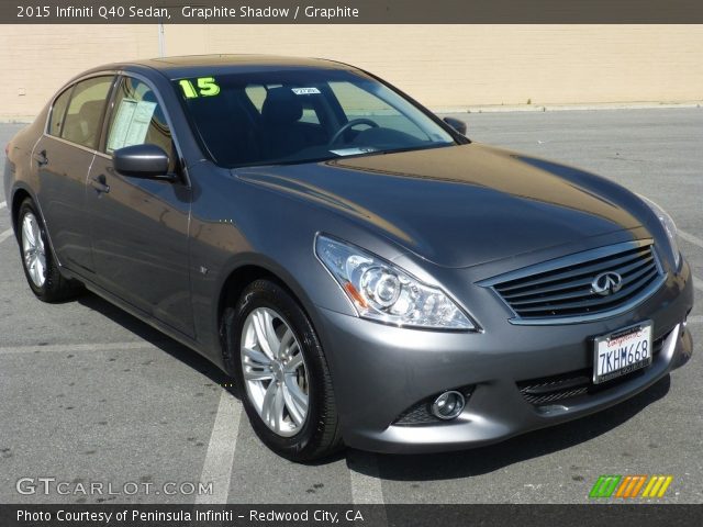 2015 Infiniti Q40 Sedan in Graphite Shadow