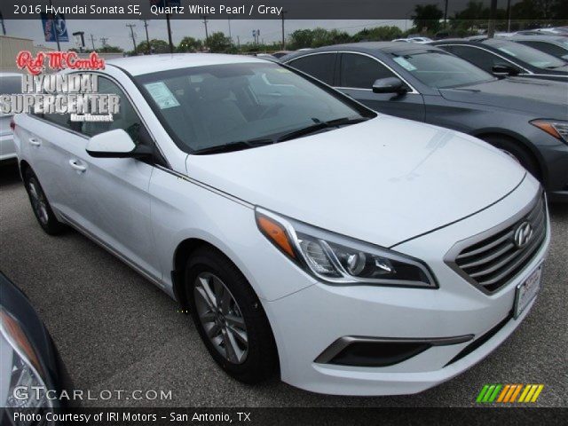 2016 Hyundai Sonata SE in Quartz White Pearl