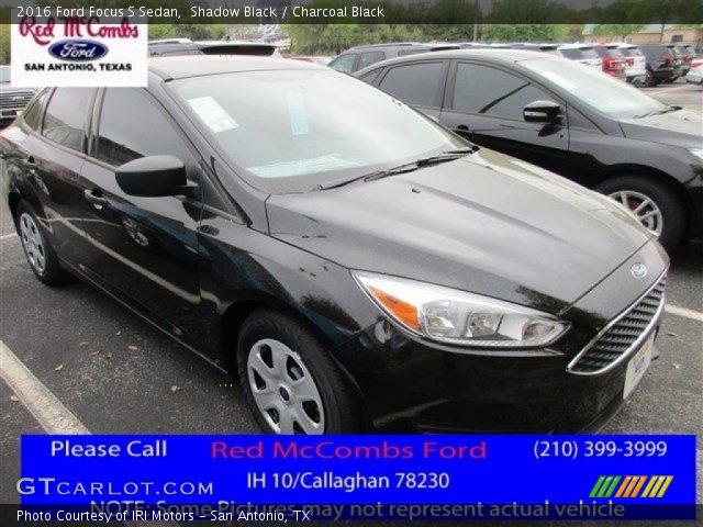 2016 Ford Focus S Sedan in Shadow Black