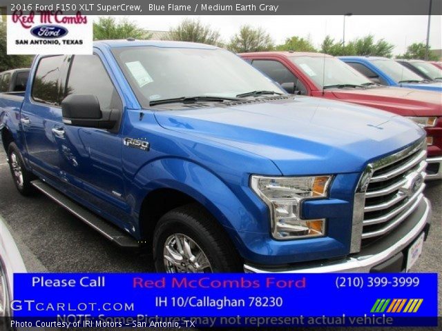 2016 Ford F150 XLT SuperCrew in Blue Flame