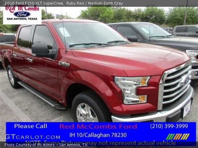 2016 Ford F150 XLT SuperCrew in Ruby Red