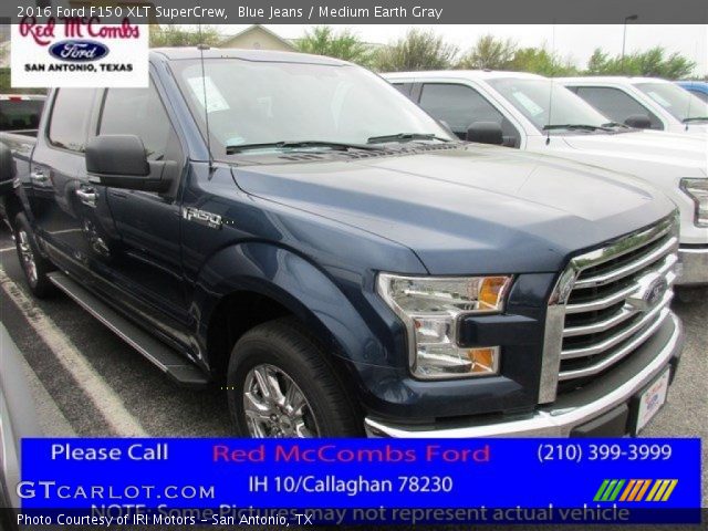 2016 Ford F150 XLT SuperCrew in Blue Jeans