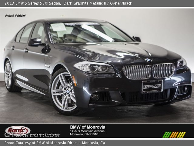 2013 BMW 5 Series 550i Sedan in Dark Graphite Metallic II