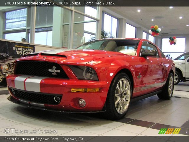 2008 Ford Mustang Shelby GT500KR Coupe in Torch Red