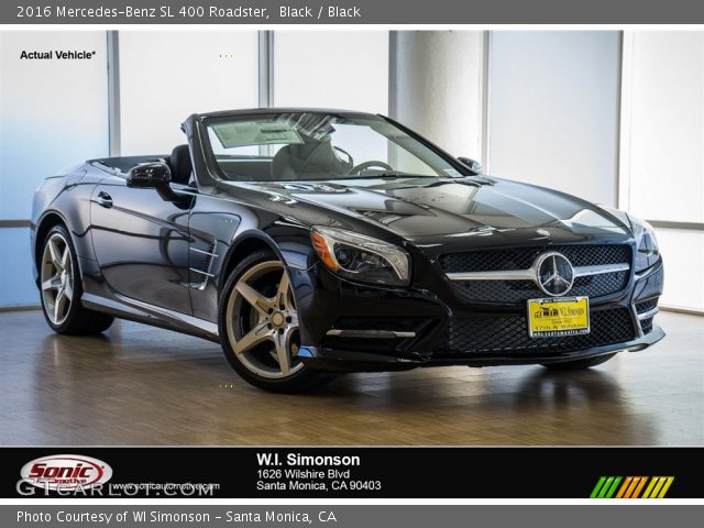 2016 Mercedes-Benz SL 400 Roadster in Black