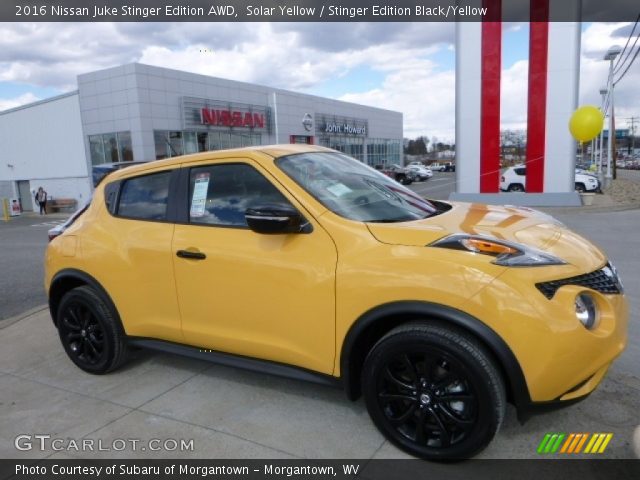 2016 Nissan Juke Stinger Edition AWD in Solar Yellow