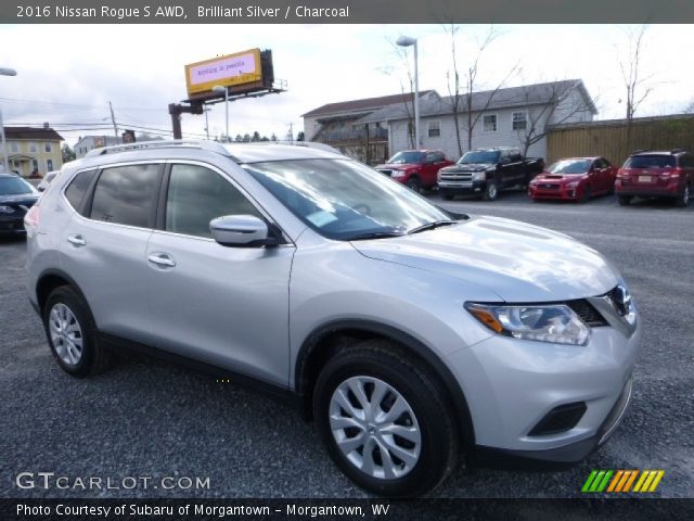 2016 Nissan Rogue S AWD in Brilliant Silver
