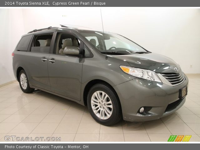 2014 Toyota Sienna XLE in Cypress Green Pearl