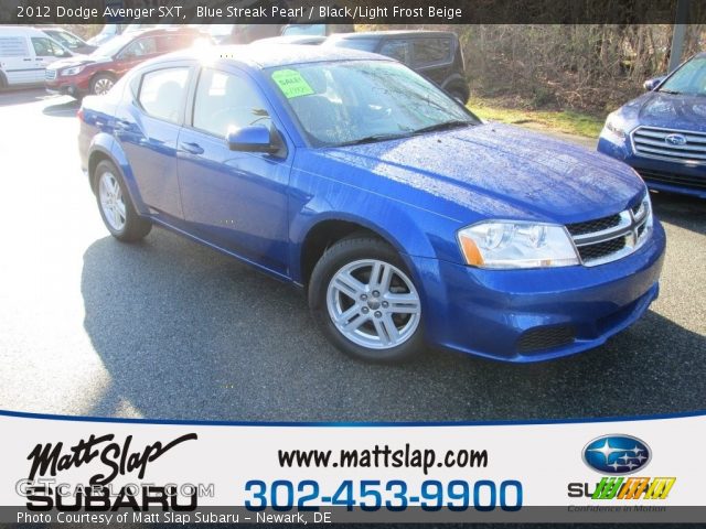 2012 Dodge Avenger SXT in Blue Streak Pearl