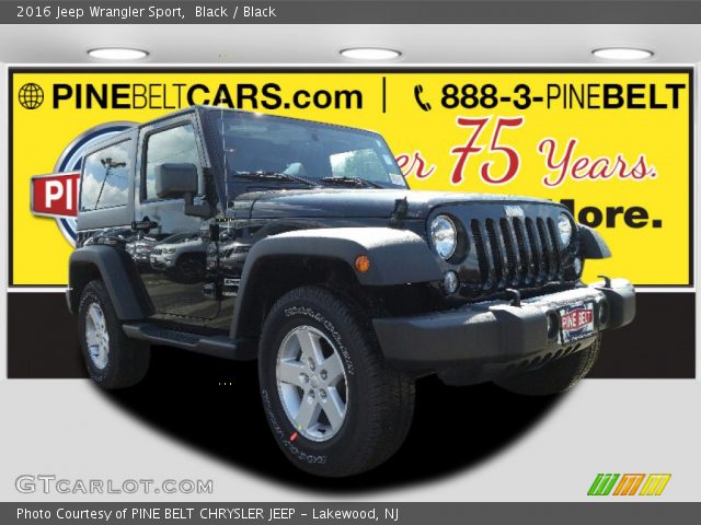 2016 Jeep Wrangler Sport in Black