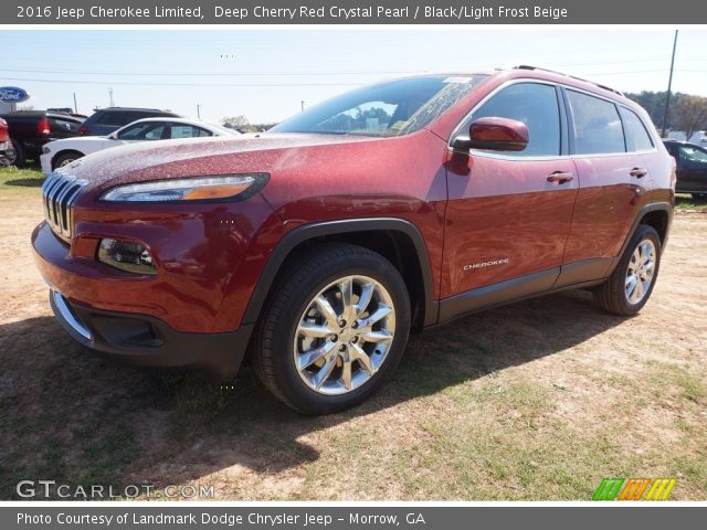 2016 Jeep Cherokee Limited in Deep Cherry Red Crystal Pearl