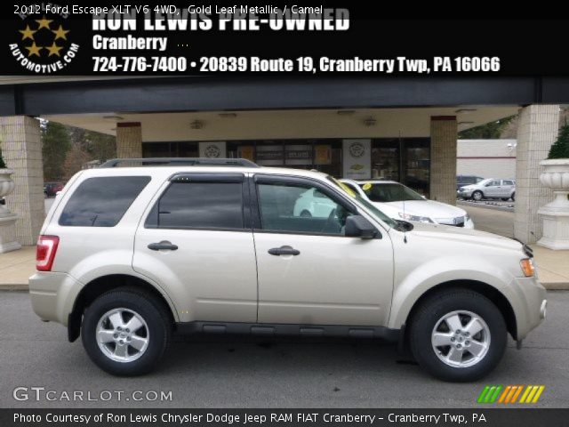 2012 Ford Escape XLT V6 4WD in Gold Leaf Metallic