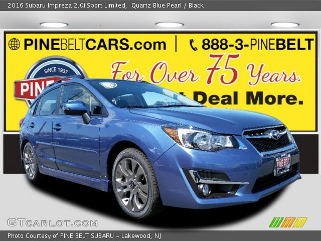 2016 Subaru Impreza 2.0i Sport Limited in Quartz Blue Pearl
