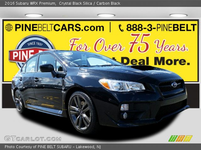 2016 Subaru WRX Premium in Crystal Black Silica