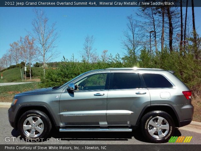 2012 Jeep Grand Cherokee Overland Summit 4x4 in Mineral Gray Metallic