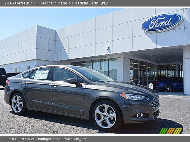 2016 Ford Fusion S in Magnetic Metallic