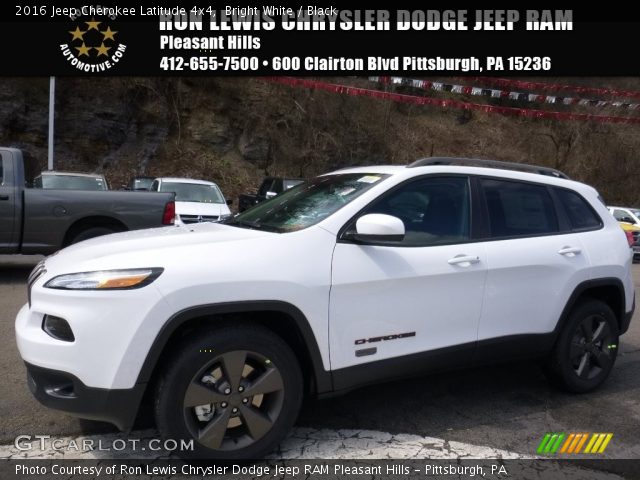 2016 Jeep Cherokee Latitude 4x4 in Bright White