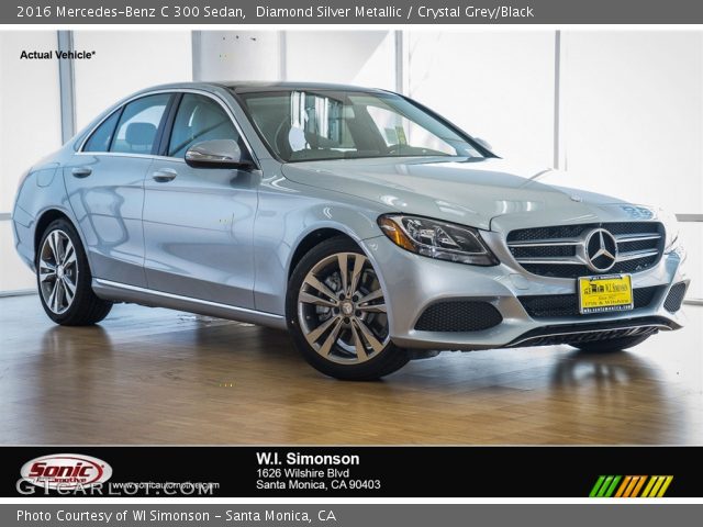 2016 Mercedes-Benz C 300 Sedan in Diamond Silver Metallic