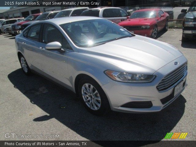 2015 Ford Fusion S in Ingot Silver Metallic