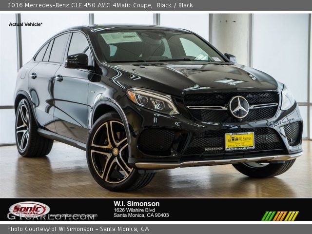 2016 Mercedes-Benz GLE 450 AMG 4Matic Coupe in Black