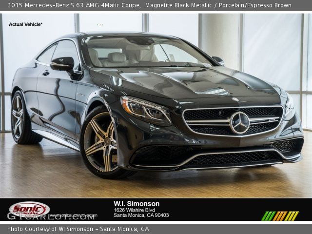 2015 Mercedes-Benz S 63 AMG 4Matic Coupe in Magnetite Black Metallic