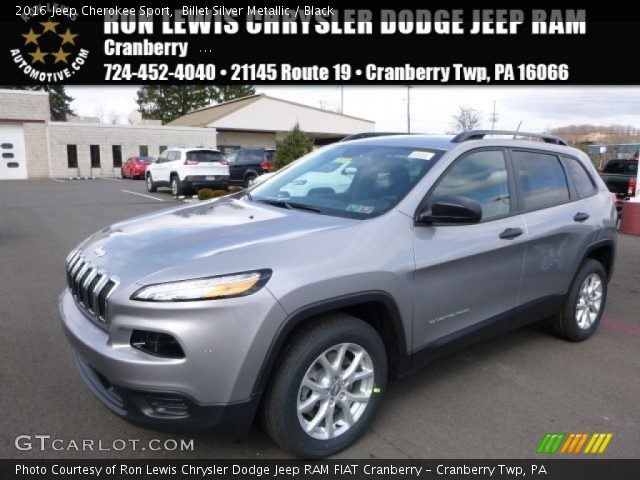 2016 Jeep Cherokee Sport in Billet Silver Metallic