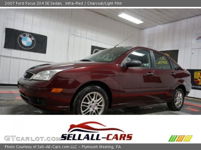 2007 Ford Focus ZX4 SE Sedan in Infra-Red