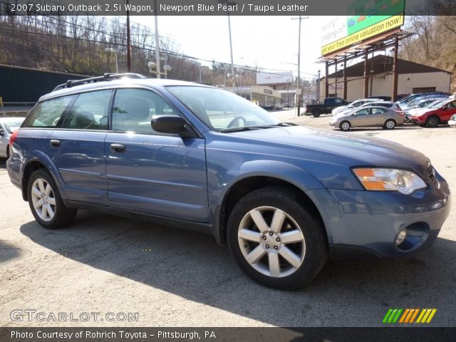 2007 Subaru Outback 2.5i Wagon in Newport Blue Pearl