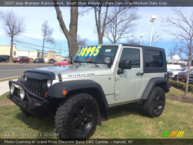 2007 Jeep Wrangler Rubicon 4x4 in Bright Silver Metallic